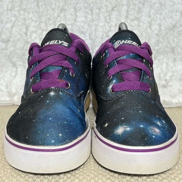 Heelys Youth/Kids Blue/Purple Launch 2 Wheeled Sneakers Shoes SZ EU 38 & W7 & 6Y - Picture 3 of 11